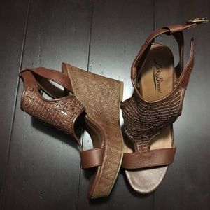 Lucky Brand brown wedges